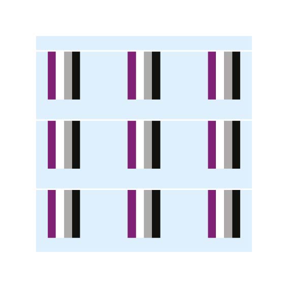 Asexual Pride Bunting