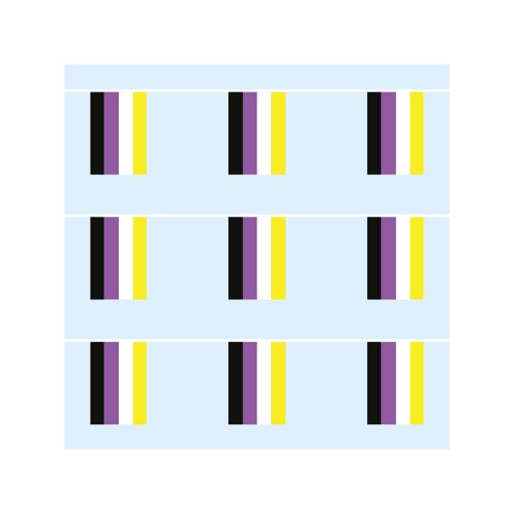 Non-Binary Pride Bunting
