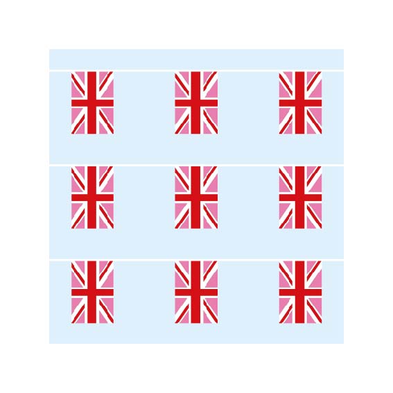 Pink Union Jack Pride Bunting