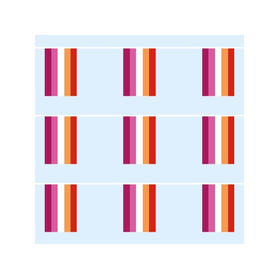 Sunset Lesbian (WLW) Pride Bunting