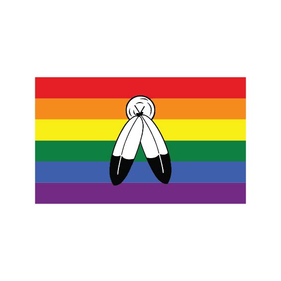 Two spirit pride flag