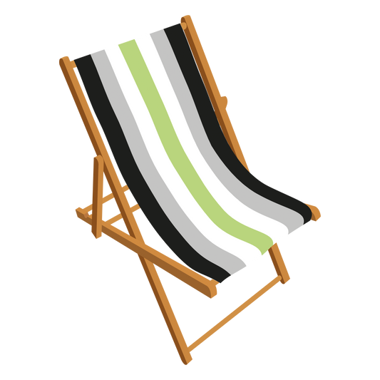 Agender pride Personalised deckchair