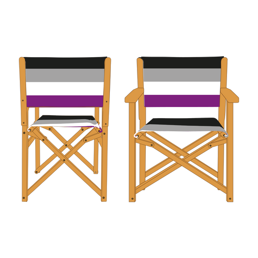 Asexual Pride Personalised Directors Chair