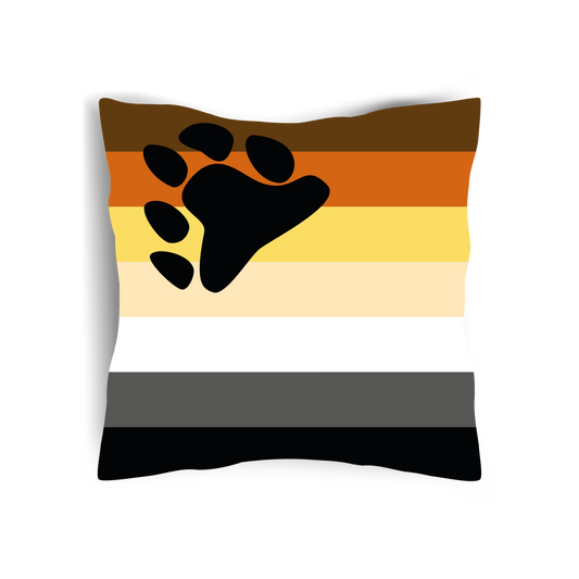 Bear Brorherhood Flag Pride Cushion
