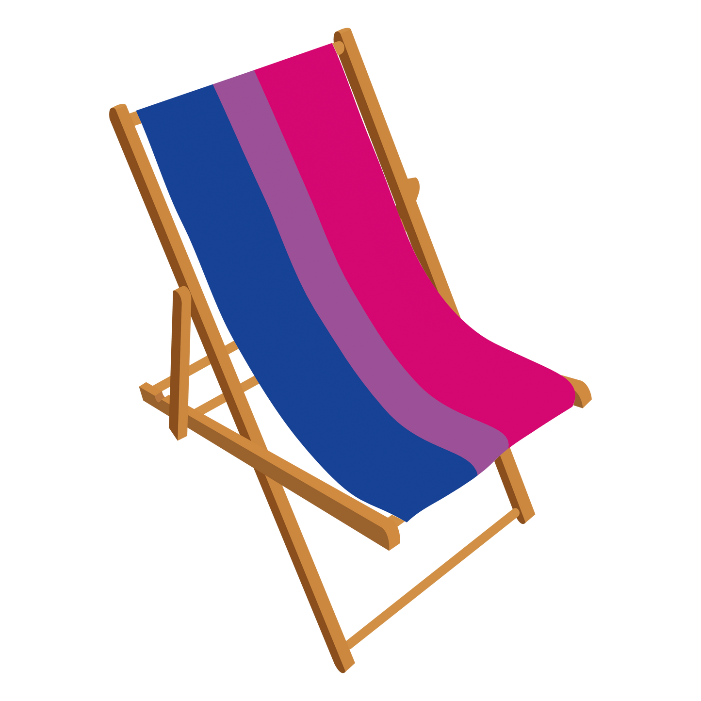 Bisexual Pride Personalised Deckchair