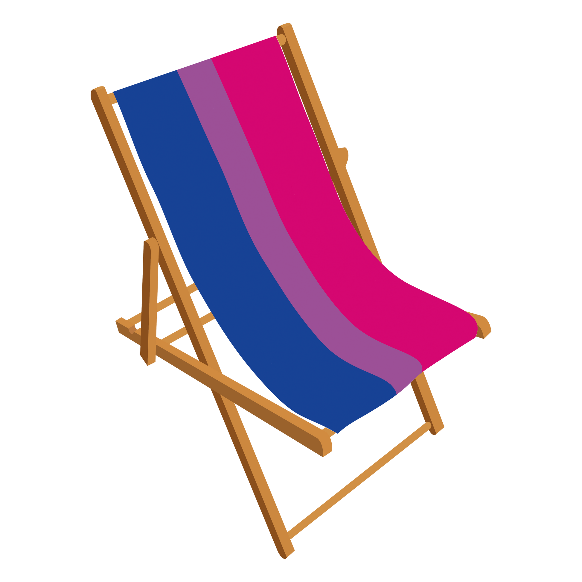Bisexual Pride Personalised Deckchair
