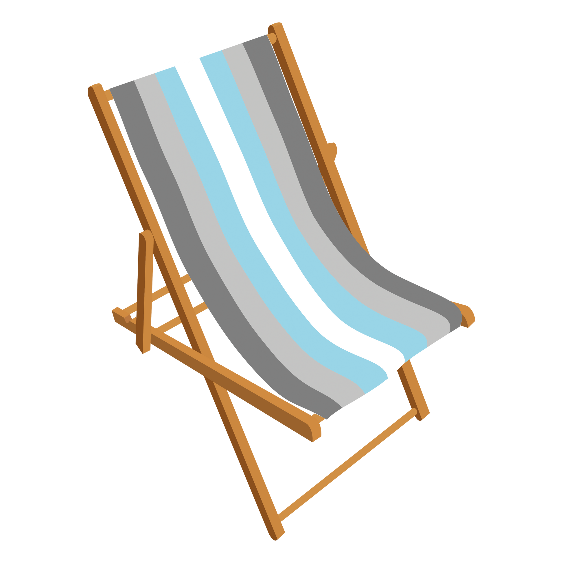 Demiboy Pride personalised Deckchair