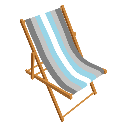 Demiboy Pride personalised Deckchair