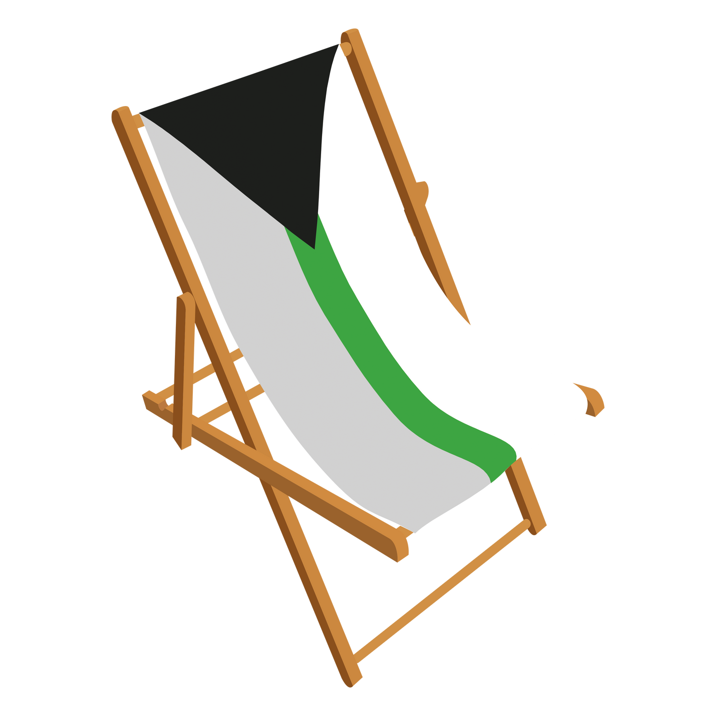 Demiromantic Pride Personalised Deckchair