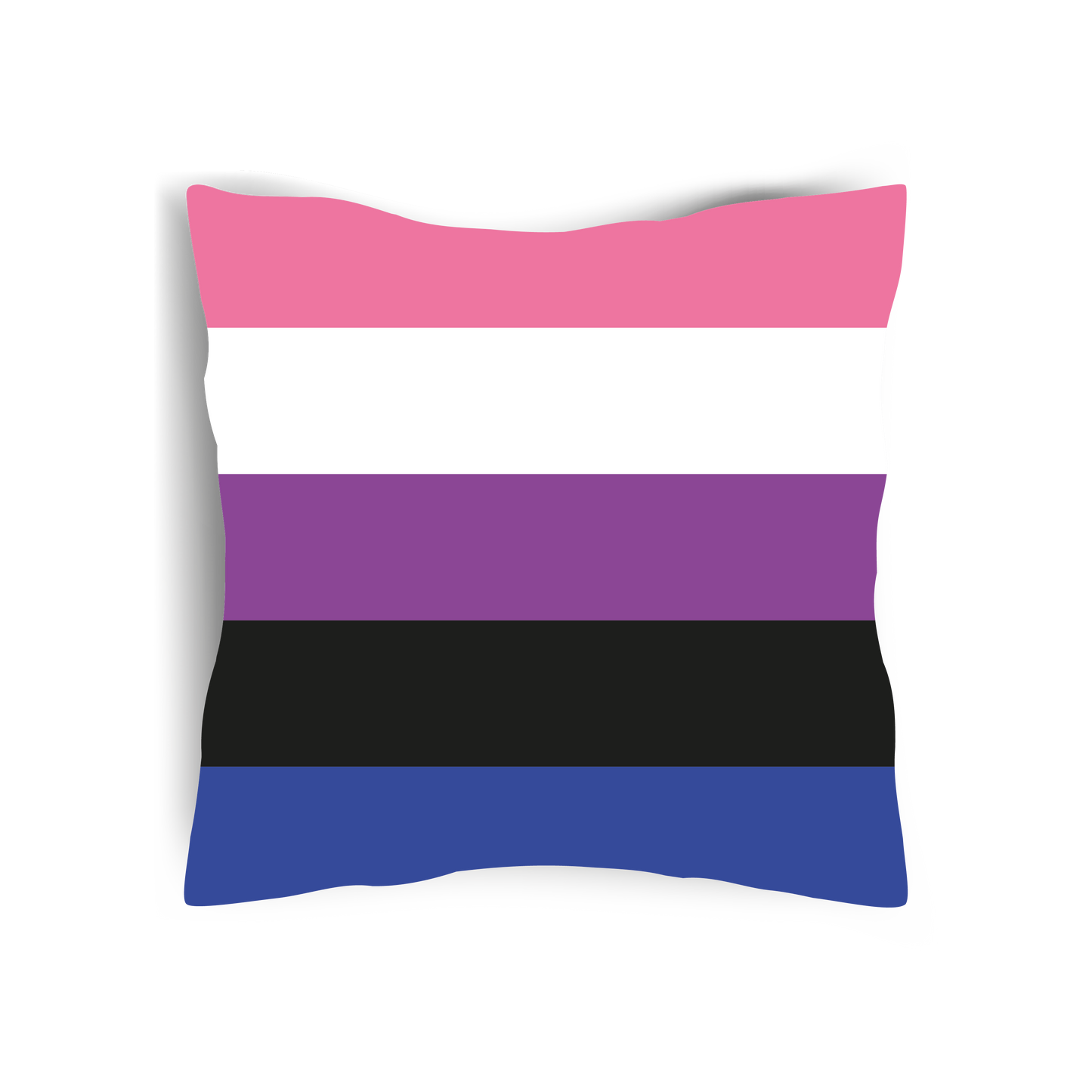 Genderfluid Pride Flag Cushion