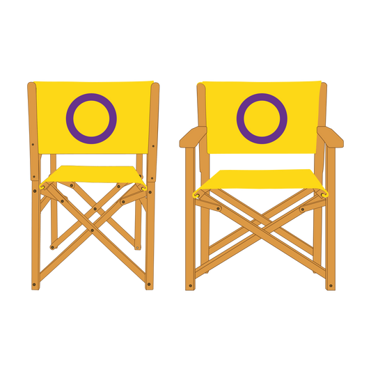 Intersex Pride Personalised Directors Chair