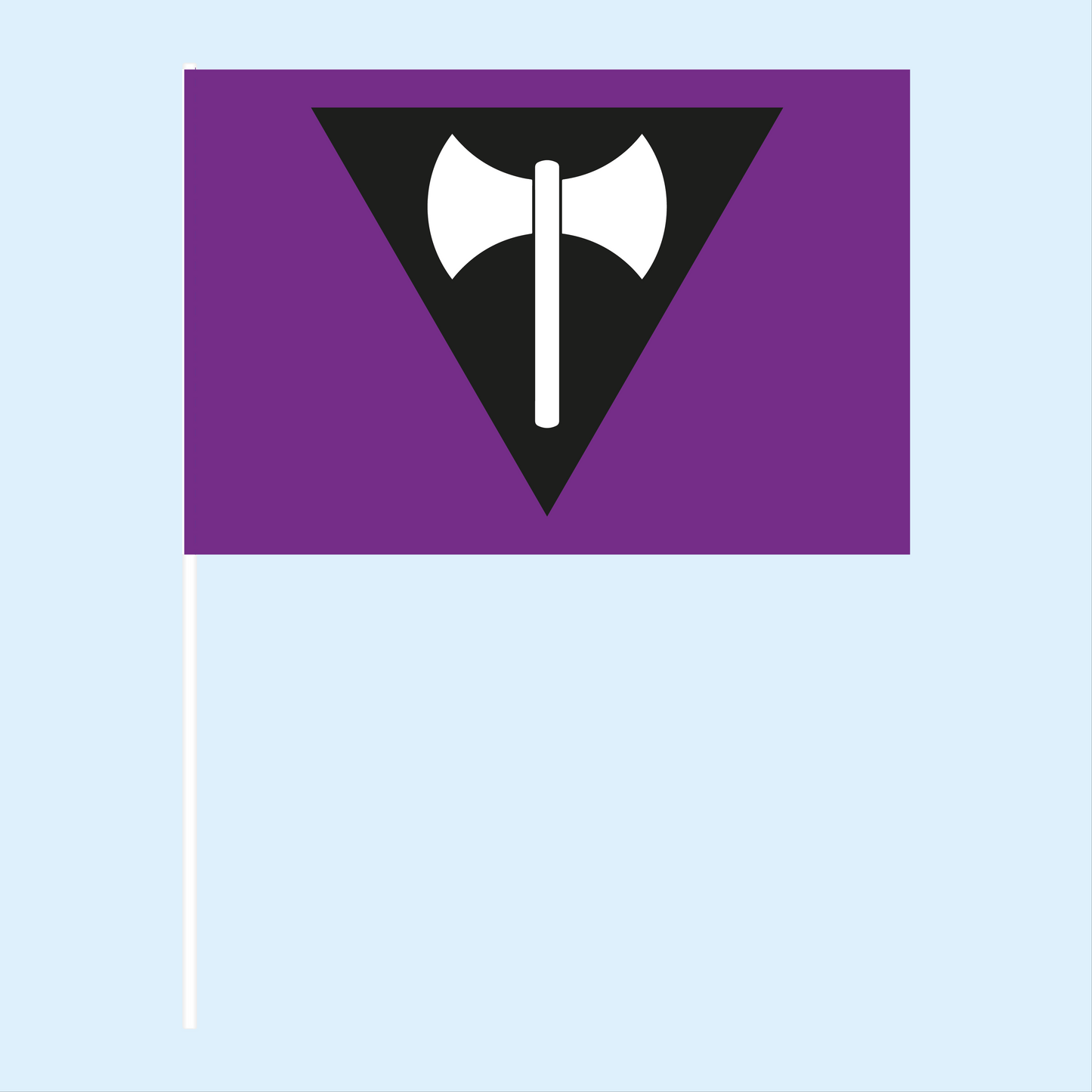 Labrys Pride Handwaving Flag