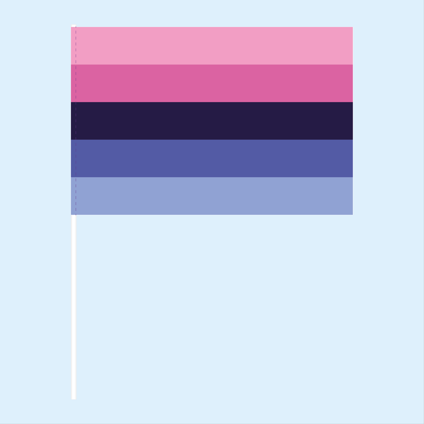 Ominsexual Pride Handwaving Flag