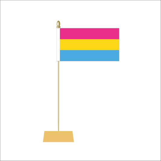 Pansexual Pride Table Flag