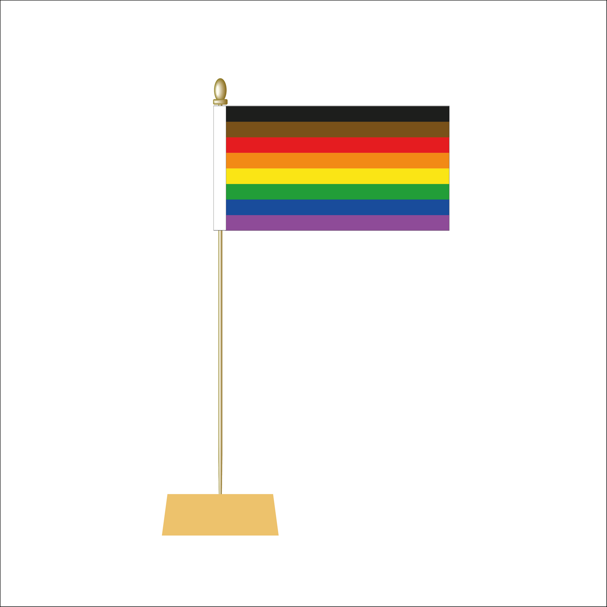 Philadelphia Pride Table Flag