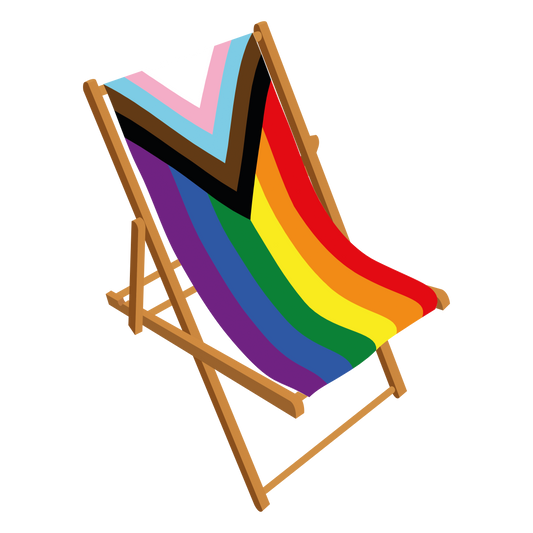 Progress Pride Personalised Deckchair