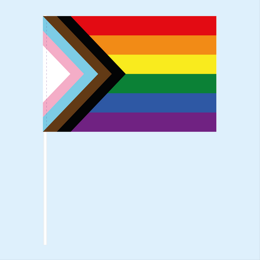 Progress Pride Handwaving Flag