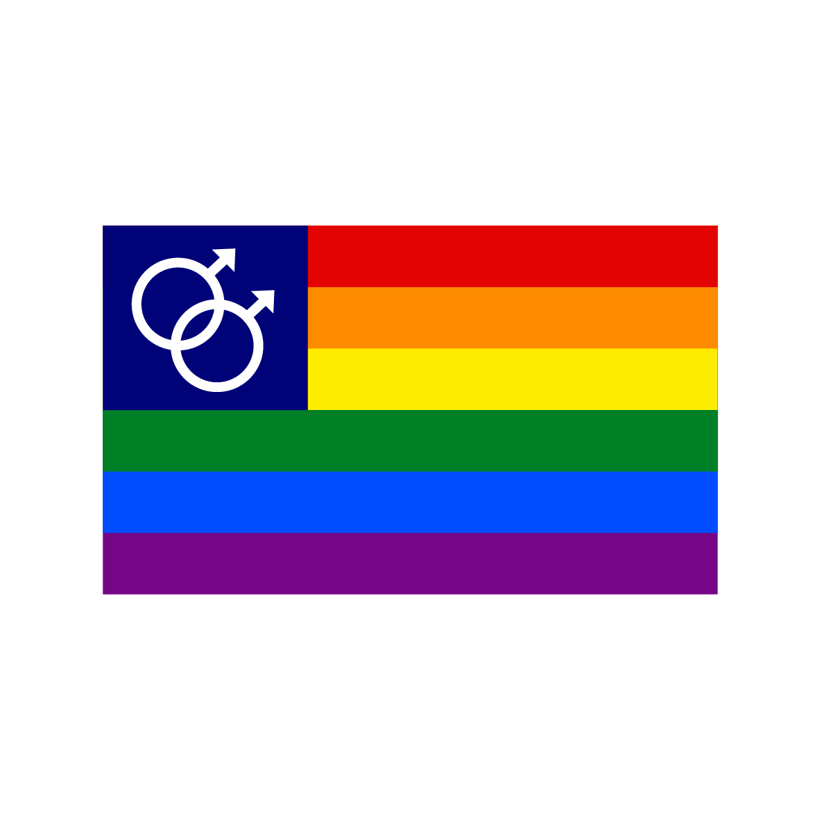 Rainbow Mars Flag