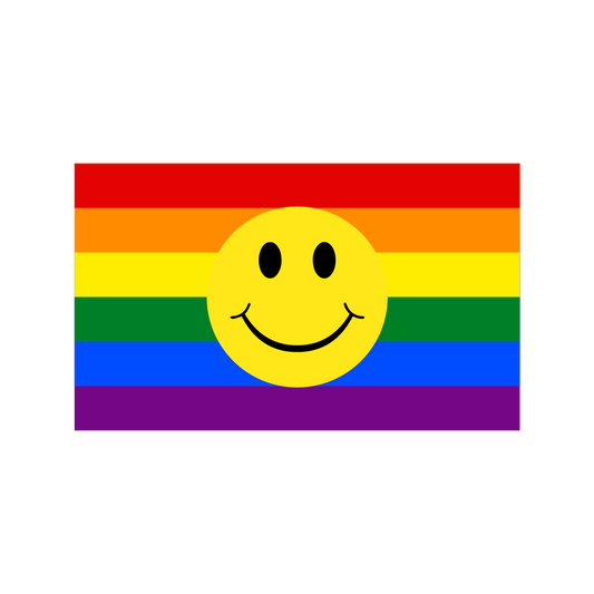 Rainbow Smiley Flag