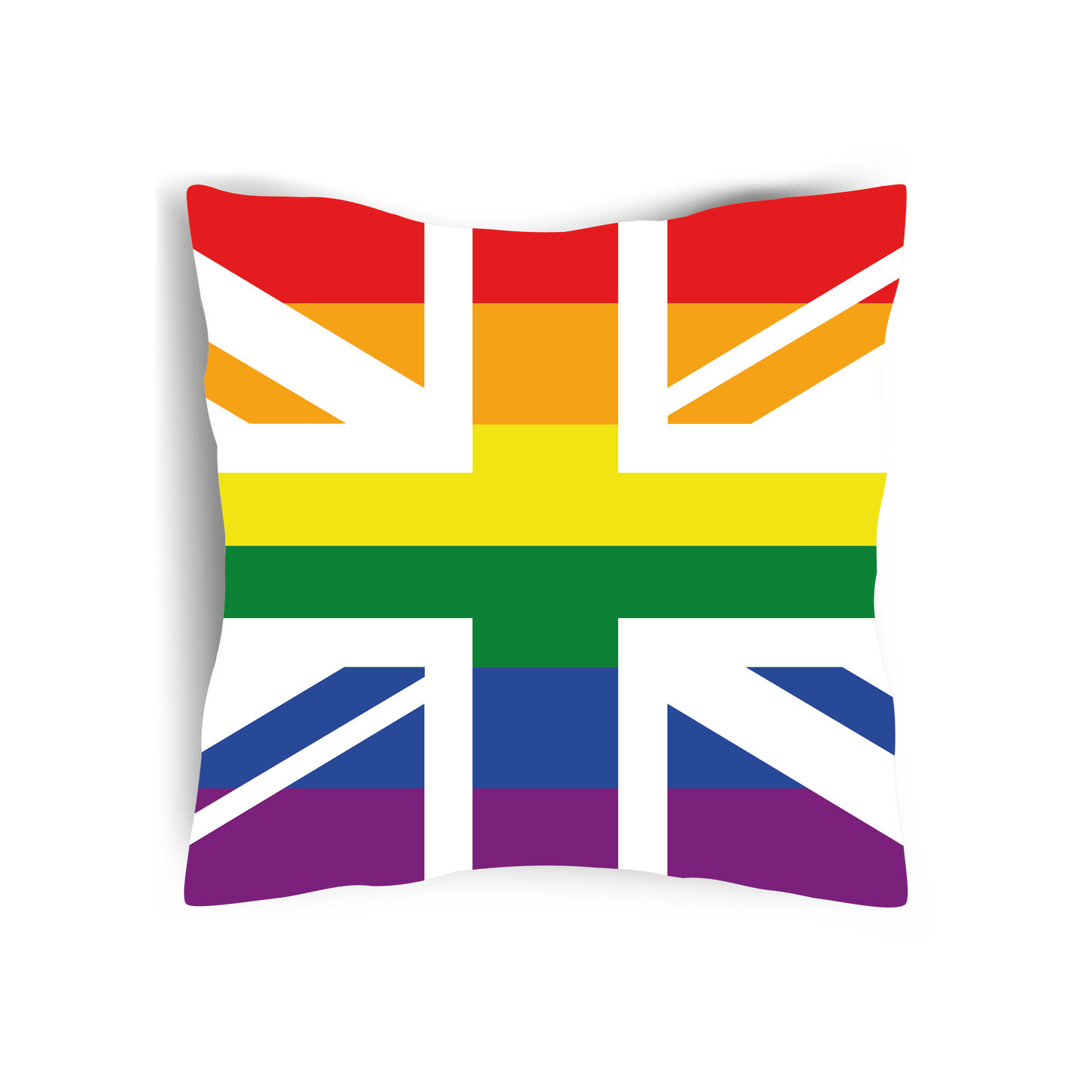 Rainbow Union Flag Cushion