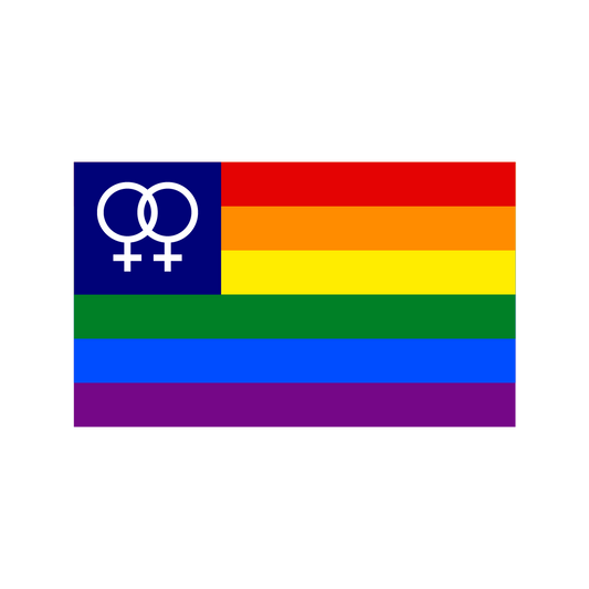 Rainbow Venus Flag