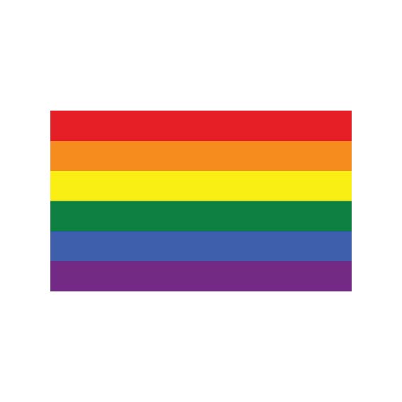 Rainbow LGBTQ+ Pride Flag