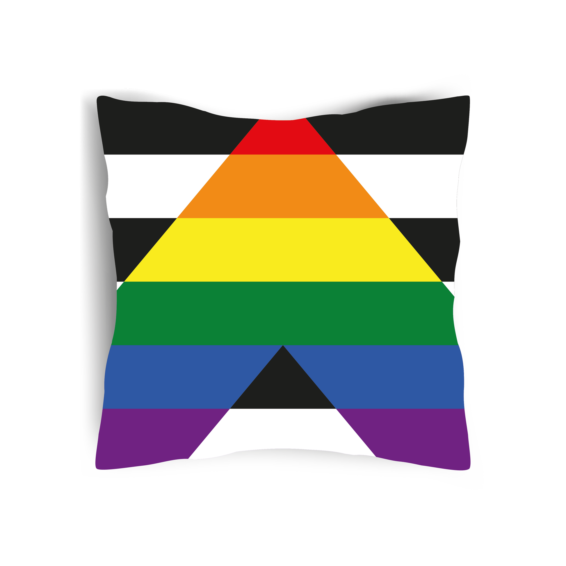 Straight Ally Pride Flag Cushion