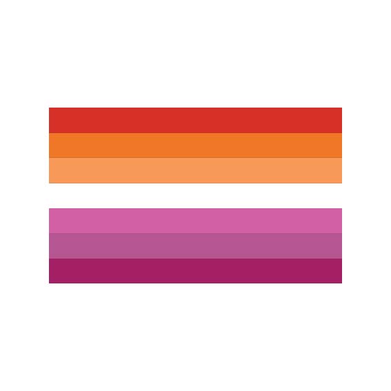 Sunset Lesbian (WLW) Pride Flag