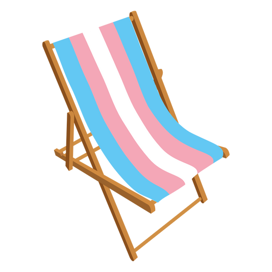 Transgender Personalised Deckchair