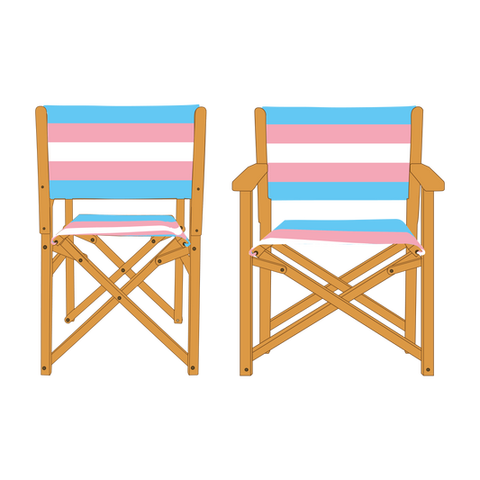 Transgender Pride Personalised Directors Chair