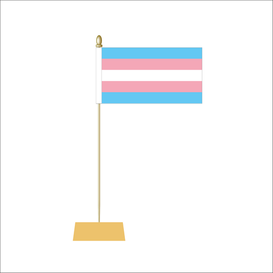 Transgender Pride Table Flag